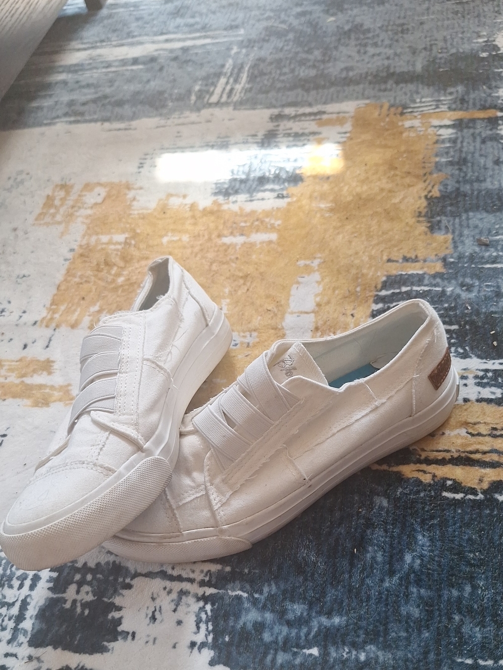 Blowfish White Slip-On Women's Sneakers